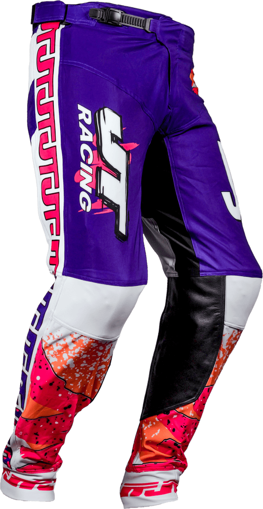90s Swash Paint Pink/Purple MX Pants - JT Racing USA