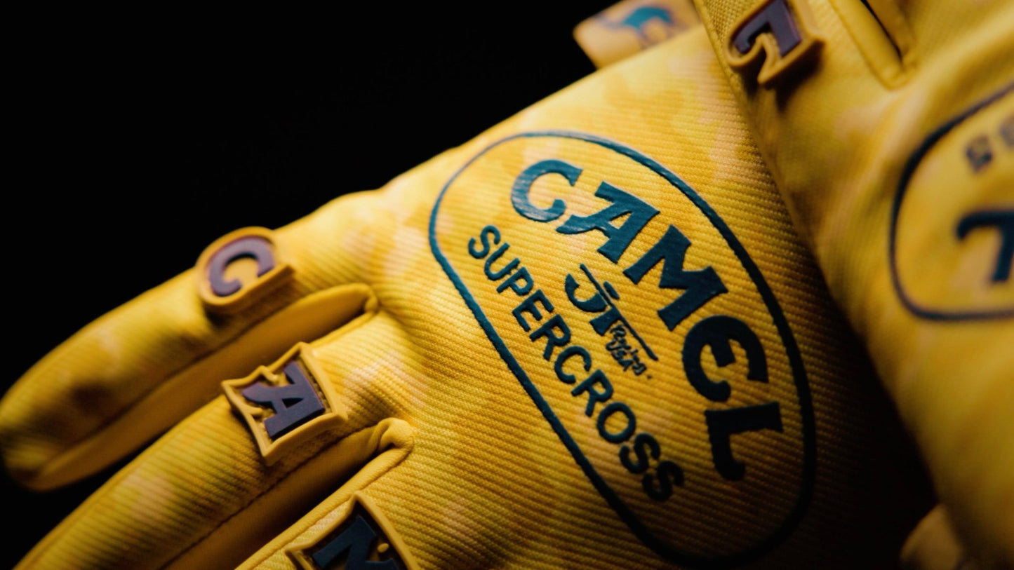 CAMEL x JT Racing Gloves - Yellow - JT Racing USA