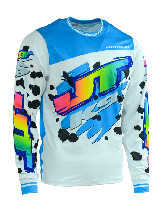 Dalmatian K9 Blue Jersey (Blue, White) - JT Racing USA
