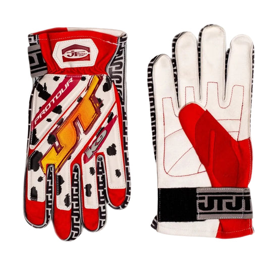 Dalmatian Red 90s Gloves - JT Racing USA