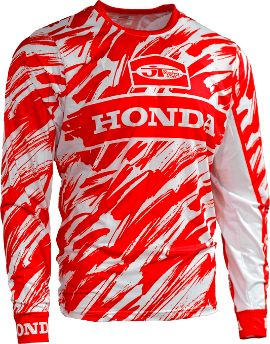 Honda Brushstroke Jersey â€“ Red/White - JT Racing USA