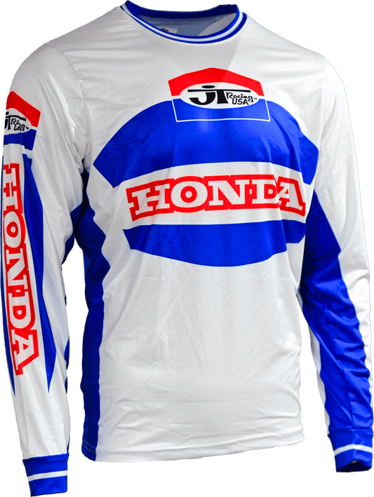Honda Vintage Oval Jersey â€“ Blue/White - JT Racing USA