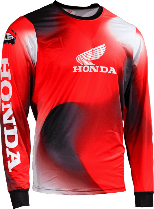 Honda Wing Fade Jersey â€“ Red/Black - JT Racing USA