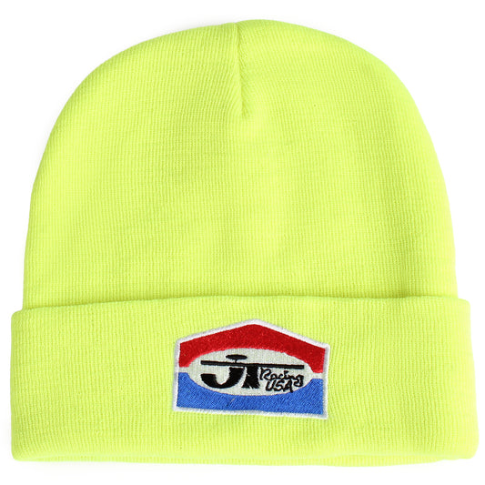 JT Barn Logo Beanie - Neon Green - JT Racing USA