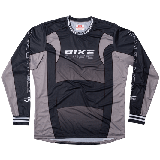 JT Racing Bike Life Jersey - Black and Grey - JT Racing USA