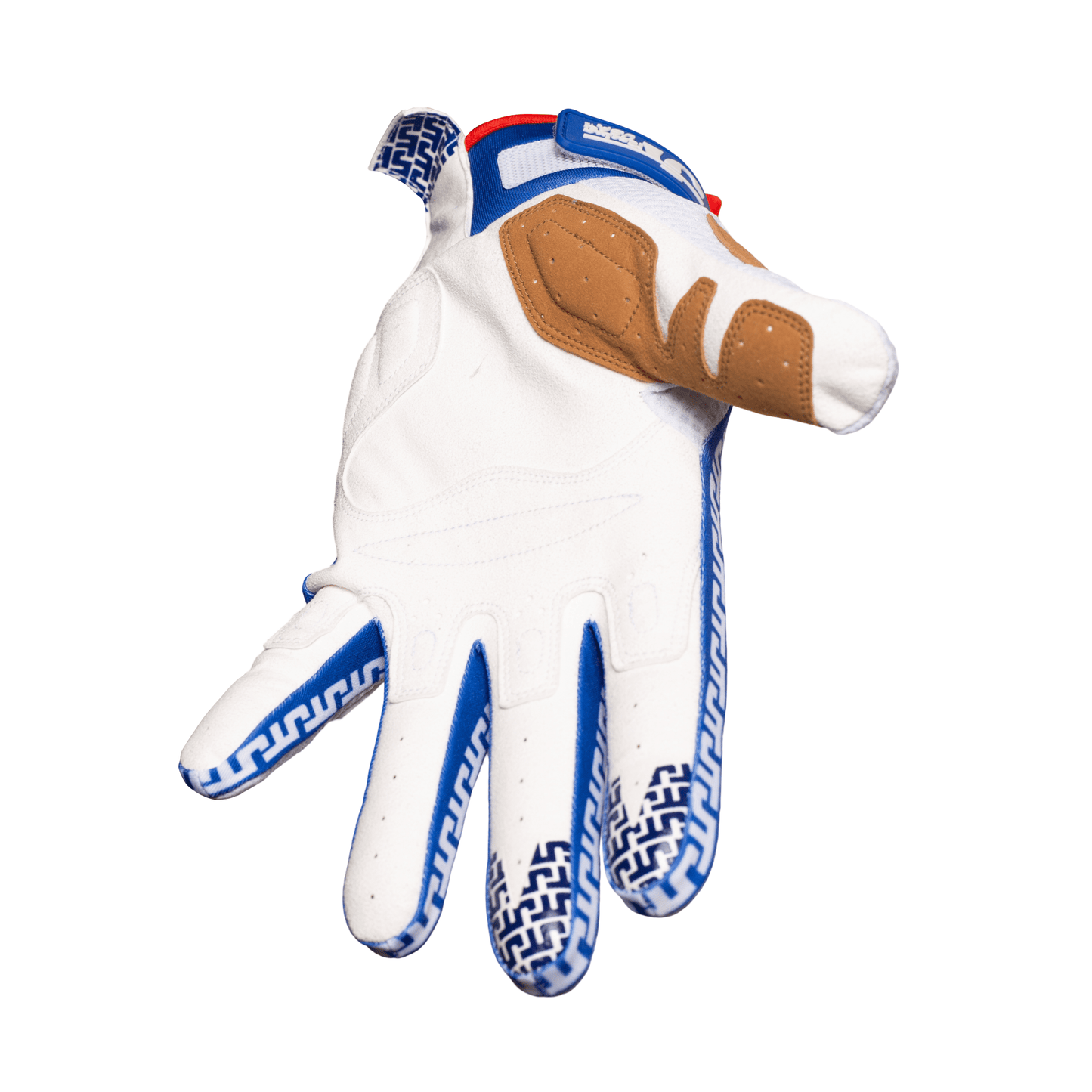JT Racing Life - Line Glove - White/Blue - JT Racing USA