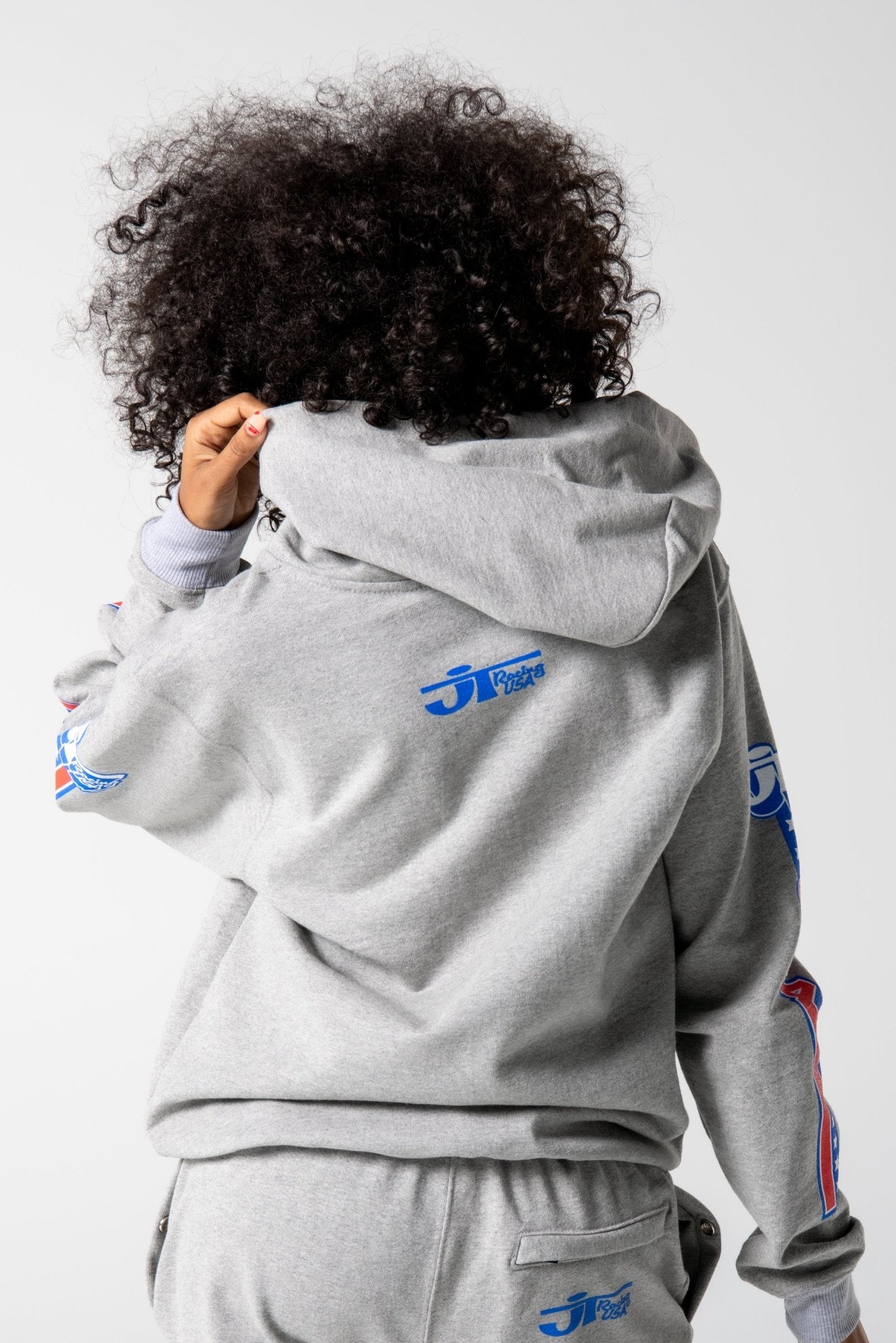 Heritage Hoodie (20oz Heavy) - Grey - JT Racing USA