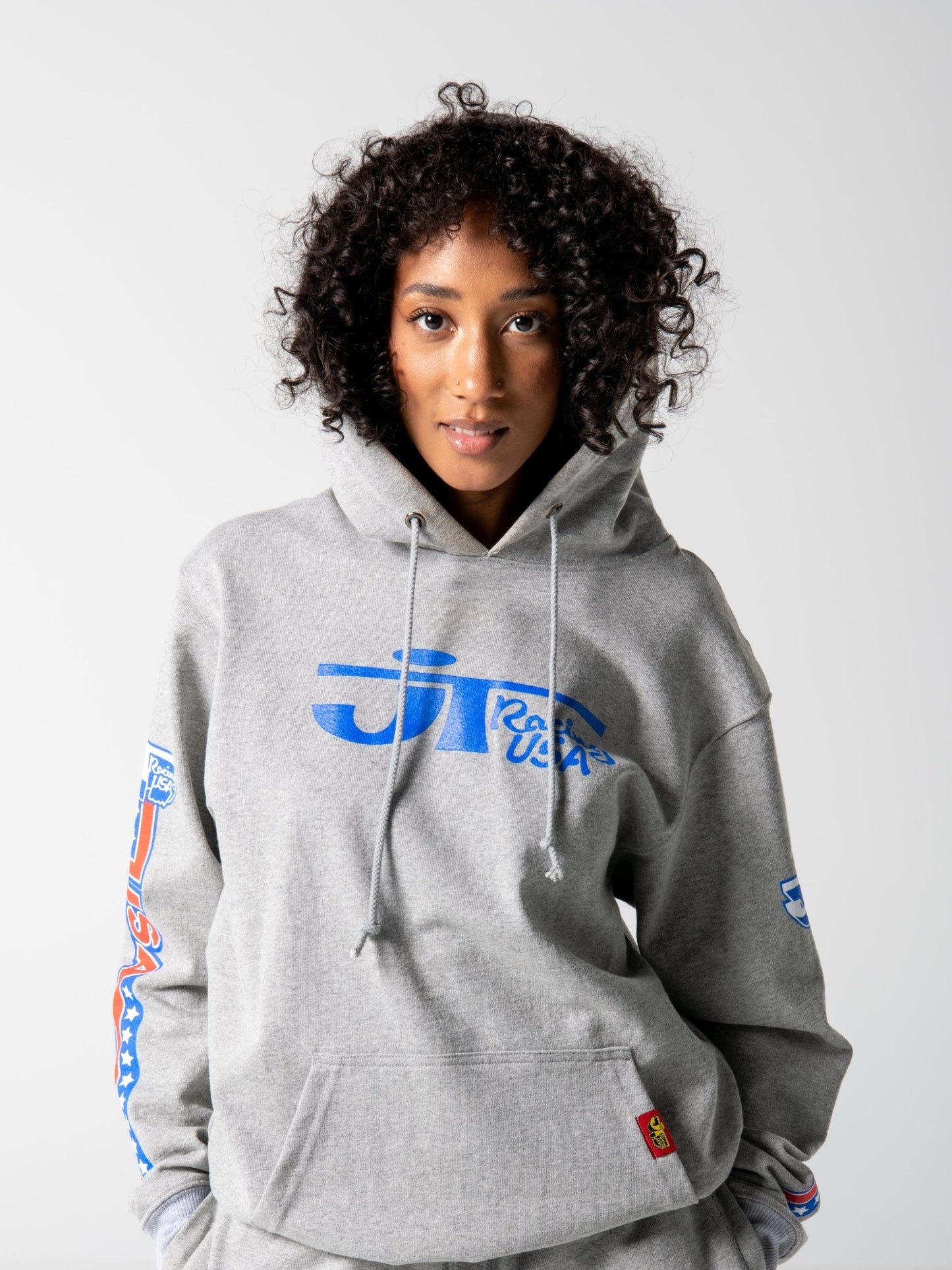 Heritage Hoodie (20oz Heavy) - Grey - JT Racing USA