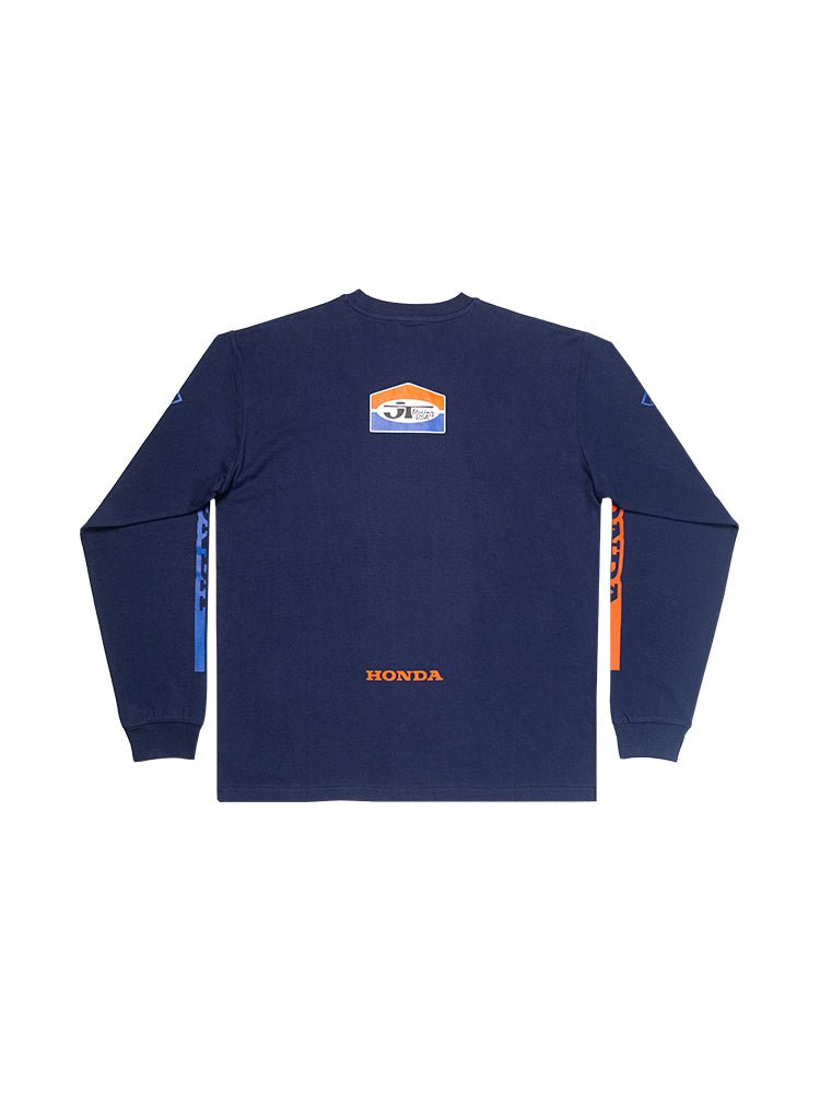 JT Racing x Honda Heritage L/S Tee - Navy - JT Racing USA